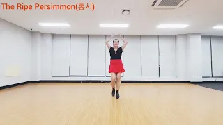 The Ripe Persimmon (홍시) Line Dance/시니어/왕초급/초급/트롯트라인댄스/가요라인댄스/Beginner/건강댄스/울엄마가 생각나는~그리운~보고싶은~