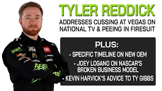 Tyler Reddick Addresses Cussing at Vegas & Peeing in Firesuit | Specific Timeline on New OEM