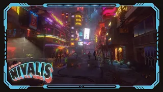 Nivalis | the most gorgeous cyberpunk city ever