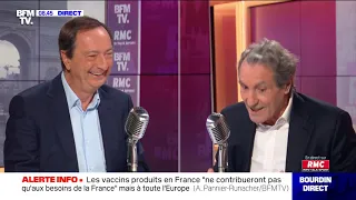 Michel-Edouard Leclerc face à Jean-Jacques Bourdin en direct