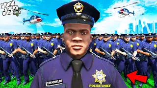 GTA 5 : Franklin Become The Police Chief Of Los Santos GTA 5 !