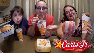 TRYING CARL'S JR. FOR THE FIRST TIME! | Gay Family Mukbang (먹방) - Eating Show