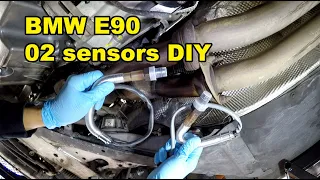 BMW E90 downstream 02 sensors replacement (DIY21)