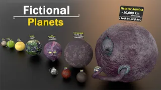 Size Comparison: Fictional Planets