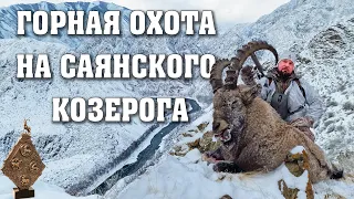 Горная охота на Саянского козерога. Mountain hunting for Sayan ibex