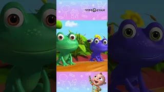 Five Little Speckled Frogs Part 02 | Nursery Rhymes & Kids Songs| #shorts #nurseryrhymes