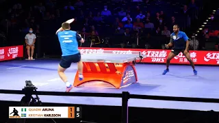 INTENSE MATCH BETWEEN KRISTIAN KARLSSON AND QUADRI ARUNA GOES TO DECIDING SET!