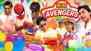 Avenger’s Holi masti 😂😂