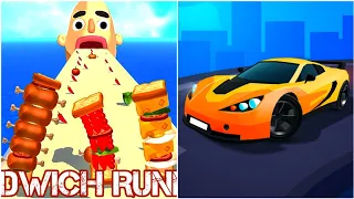 Sandwich Runner, Race Masters 3D All Levels Gameplay Walkthrough Android Mobile Games