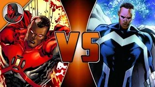 Icon VS Blue Marvel || Superheroes Battle Line || SUPER NERD