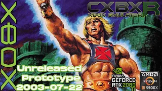 CxBx Reloaded  | He-Man  (Unreleased Prototype) 2k 60 FPS| Original Xbox Emulator  - Gameplay