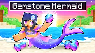 Playing Minecraft as a GEMSTONE MERMAID!