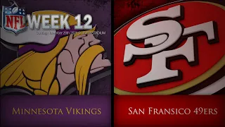 49ers vs Vikings Week 12Highlights | 2021 NFL Season ᴴᴰ