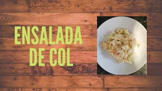 Ensalada de Col (Coleslaw) fácil, rápida y saludable!