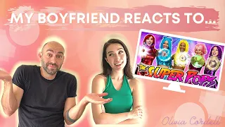 Boyfriend Reaction to THE SUPER POPS Pt. 1: Guess the Characters! - Olivia Cordell