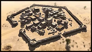 British Tobruk Fort Defense - German Afrika Korps Attack | Men of War Assault Squad 2 Mod Gameplay