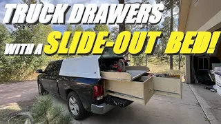 How to Build Truck Drawers with a SLIDE-OUT BED!