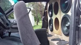 4 sundown sa 12s in my Honda Civic Walled Off / CXMaudio