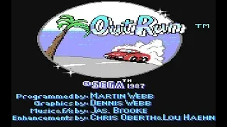Out Run (US Version) Review for the Commodore 64 by John Gage