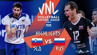 SLO vs. RUS - Highlights Week 3 | Men's VNL 2021