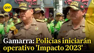 Policías resguardarán accesos en Gamarra como parte del operativo 'Impacto 2023'