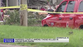 Married couple, neighbor killed in Evansville, Indiana explosion