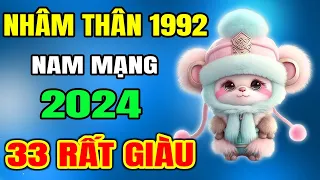 Tử Vi Tuổi Nhâm Thân 1992 nam mạng Năm 2024, Phải Biết 3 Điều Này Để Giữ Tài Lộc, Trúng Số Đổi Đời