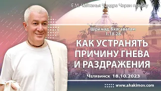 18/10/2023, ШБ 1.18.28, Как устранять причину гнева и раздражения - Чайтанья Чандра Чаран Прабху