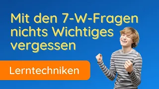 7 W-Fragen Methode ✅ am Beispiel erklärt