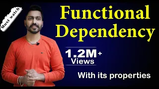 Lec-23: Functional Dependency & its properties in DBMS in HINDI