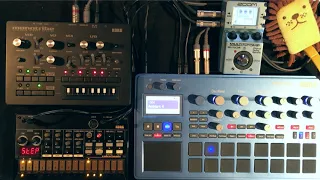 #3 korg electribe 2 monotribe  volca beats zoom ms-70 CDR Ambient jam