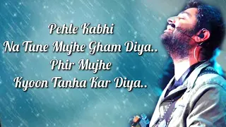 Kabhi Jo Baadal Barse | lyrics / jackpot (arijit singh)