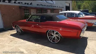 Supercharged LSA 72' Chevy Chevelle Convertible on 24s Has Everything!! Smash Out!!: WhipAddict