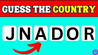 Guess The Country by its Scrambled Name| Country Quiz🌍 challenge 2024