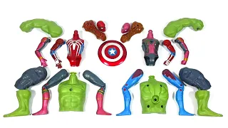 Merakit Mainan Hulk Smash vs Siren head vs Spider-Man Miles Morales Avengers Superhero Toys