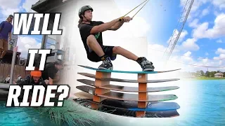 BOARD STACK CHALLENGE!! - WAKEBOARDING