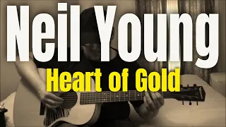 Neil Young - Heart of Gold - Fingerpicking Guitar Cover - TABS AVAILABLE