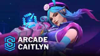 Arcade Caitlyn Wild Rift Skin Spotlight