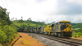 Uma Hora de trens na Linha do Centro - Estrada de Ferro Central do Brasil (E.F.C.B.)