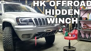 WJ Overland Hidden Winch Mount