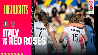 SUPER EIGHT | Red Roses v Italy highlights