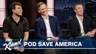 Pod Save America Hosts on Writing Jokes for Obama & Possibility of Biden Stepping Down