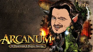 Мэддисон пытается поиграть в Arcanum: Of Steamworks and Magick Obscura