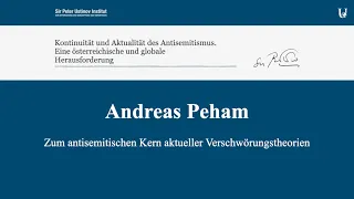 Andreas Peham | Der antisemitische Kern aktueller Verschwörungstheorien