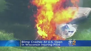 Blimp Crashes Near U.S. Open