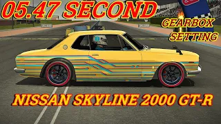 NISSAN SKYLINE 2000 GT-R 5 SECOND GEARBOX SETTING || CAR PARKING MULTIPLAYER NEW UPDATE 2023