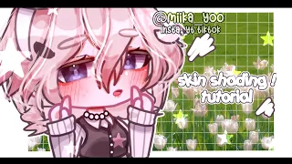 ░ 🌹 ʬʬ How to shade skin | how to colour skin | Gacha | Tutorial