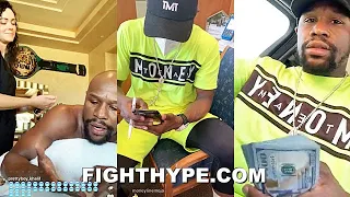 FLOYD MAYWEATHER: A DAY IN HIS LIFE - MASSAGES, BANK TRIPS, MAYBACH MUSIC & CHECKIN ON HATERS