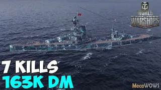 World of WarShips | Iron Duke | 7 KILLS | 163K Damage - Replay Gameplay 1080p 60 fps