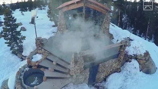 Off-piste and off-the-grid: How nomadic pro-snowboarder built tiny hut in the Sierra Nevada